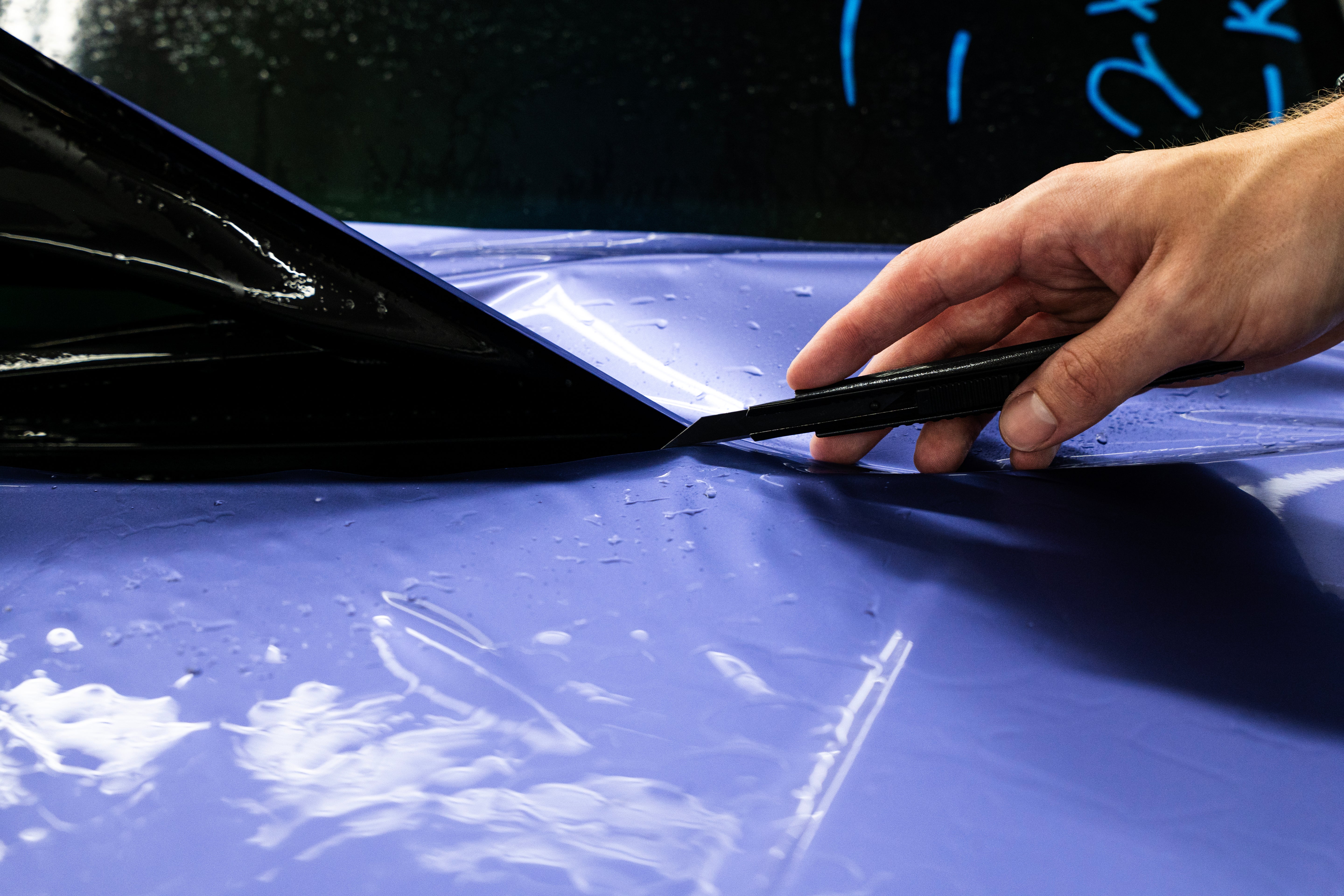 Cutting Violet Blue Metallic