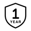 1 year limited warranty icon