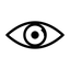 Optically clear icon - over 90% light transmission